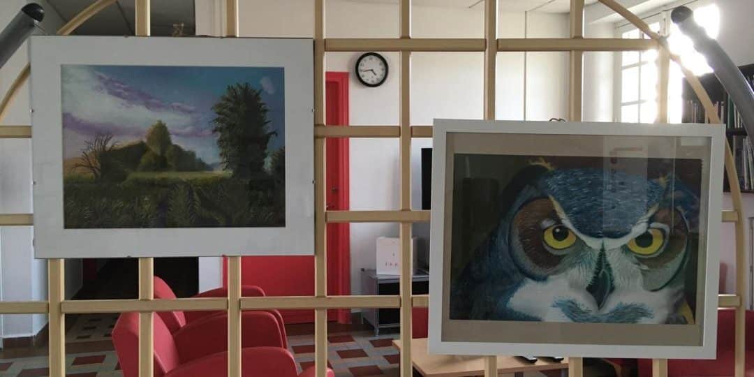 Une exposition au centre de réhabilitation psycho-sociale