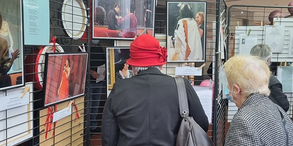 Le Carrefour des Expressions à l’exposition du centre social Jean-Montsarrat à Carcassonne