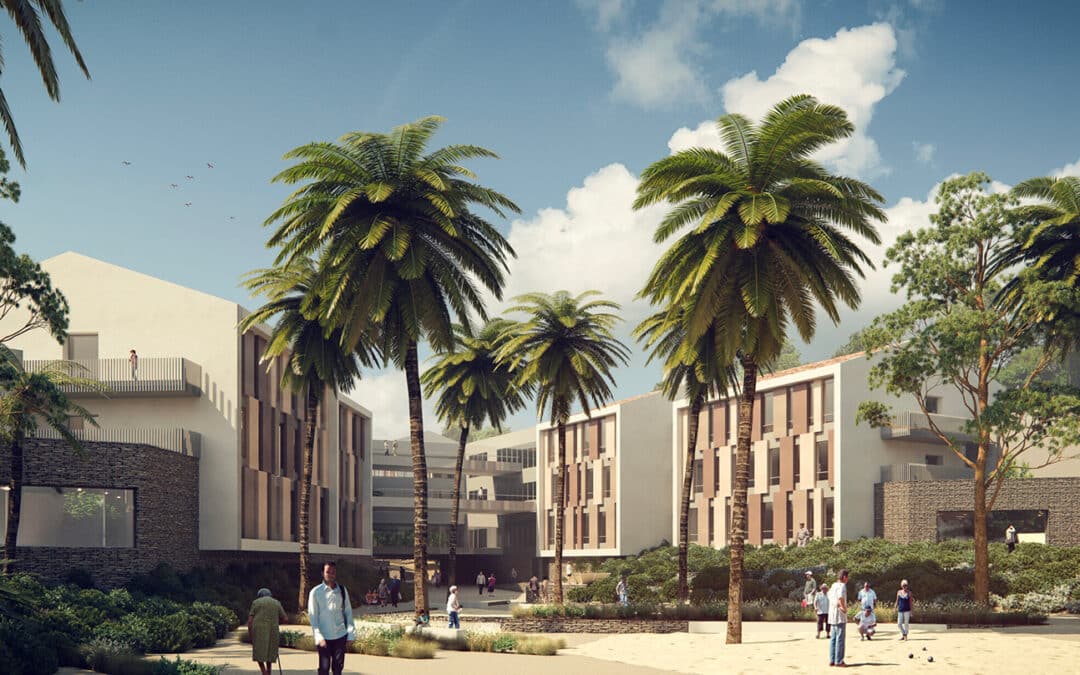 Le futur Centre médico-social Hélio-Marin de Banyuls-sur-Mer