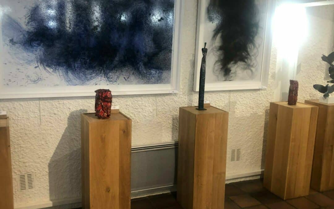 L’Atelier d’Encadrement de l’ESAT DU CERS de Limoux met à l’honneur ses talents à la soirée de vernissage de l’artiste VanBinh